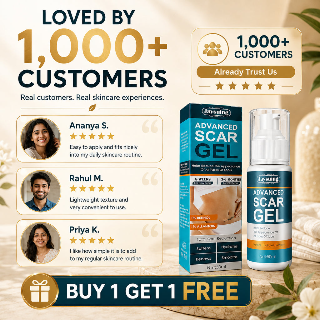 Advanced Scar Gel™ | Visible Scar & Mark Care for Smoother-Looking Skin | Pack of 2