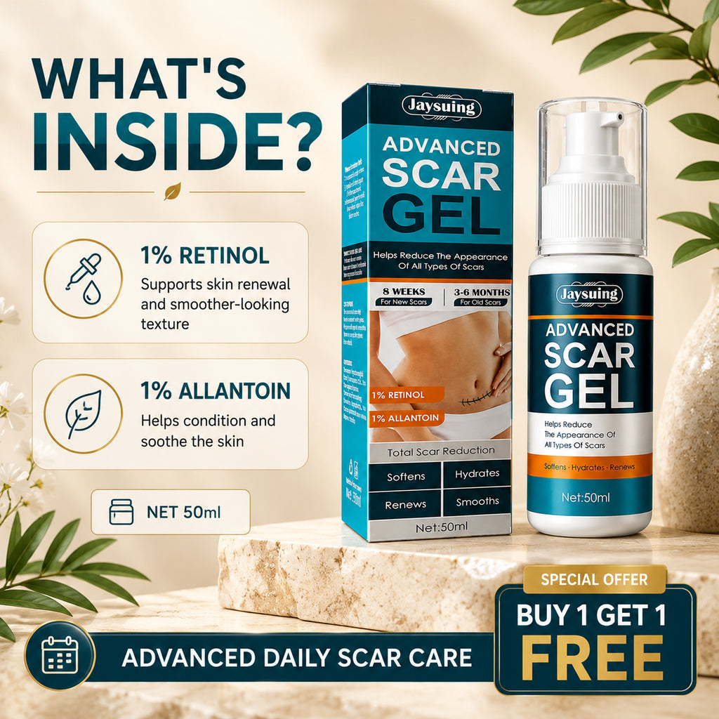 Advanced Scar Gel™ | Visible Scar & Mark Care for Smoother-Looking Skin | Pack of 2