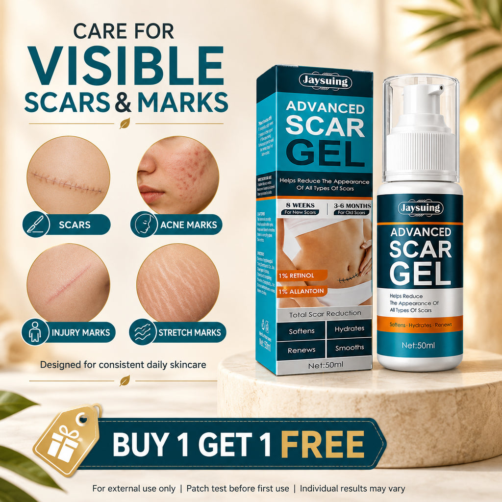 Advanced Scar Gel™ | Visible Scar & Mark Care for Smoother-Looking Skin | Pack of 2