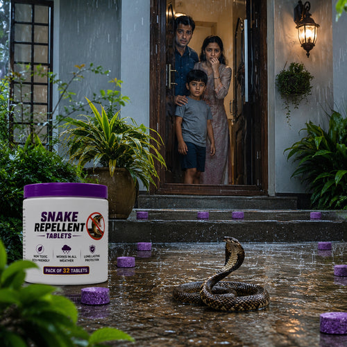 SnakeShield™ Premium Snake Repellent Tablets for Home, Garden & Farm (Pack of 32)