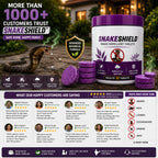 SnakeShield™ Premium Snake Repellent Tablets for Home, Garden & Farm (Pack of 32)