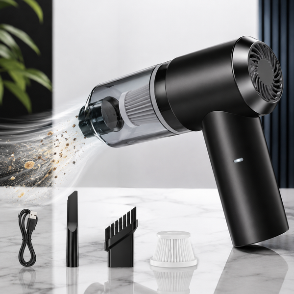 3-in-1 Portable Vacuum Cleaner | Cordless Car & Home Cleaning