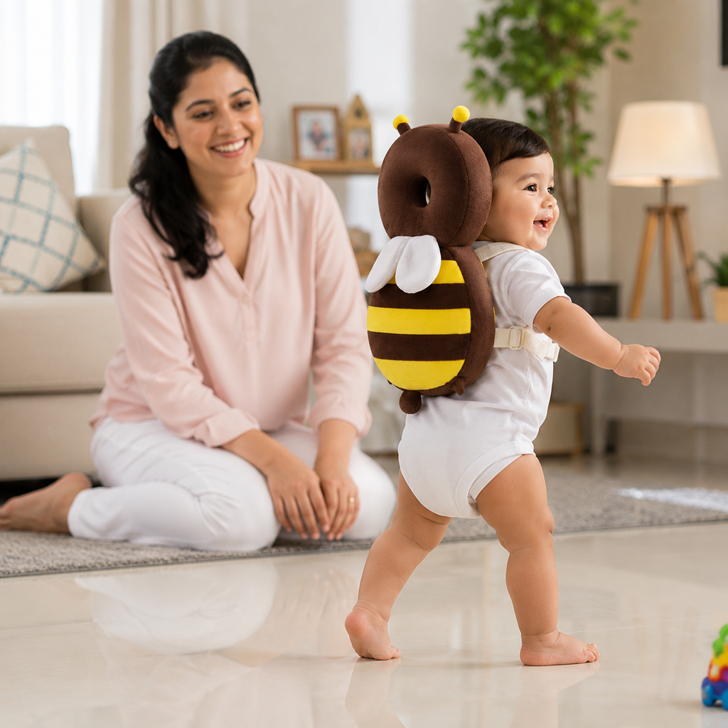 Baby Head Protector Cushion – Soft Safety Helmet For Crawling & Walking Babies