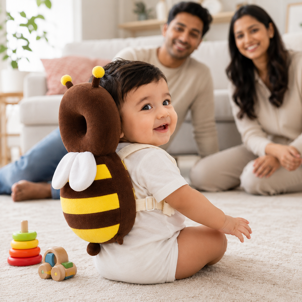 Baby Head Protector Cushion – Soft Safety Helmet For Crawling & Walking Babies