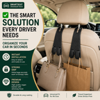 SmartSeat Organizer Hook™ | Turn Car Chaos Into Organized Space