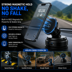 360° Vacuum Magnetic Car Phone Holder