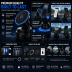 360° Vacuum Magnetic Car Phone Holder