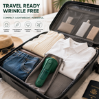 SteamPress™ Portable Handheld Garment Steamer – Travel Friendly Mini Iron