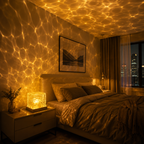 Rotating Water Ripple Aura Lamp | Luxury Ambient Night Light
