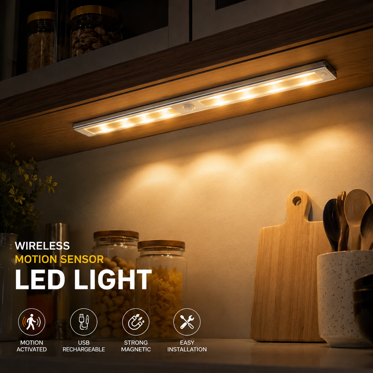 Motion Sensor Cabinet Light