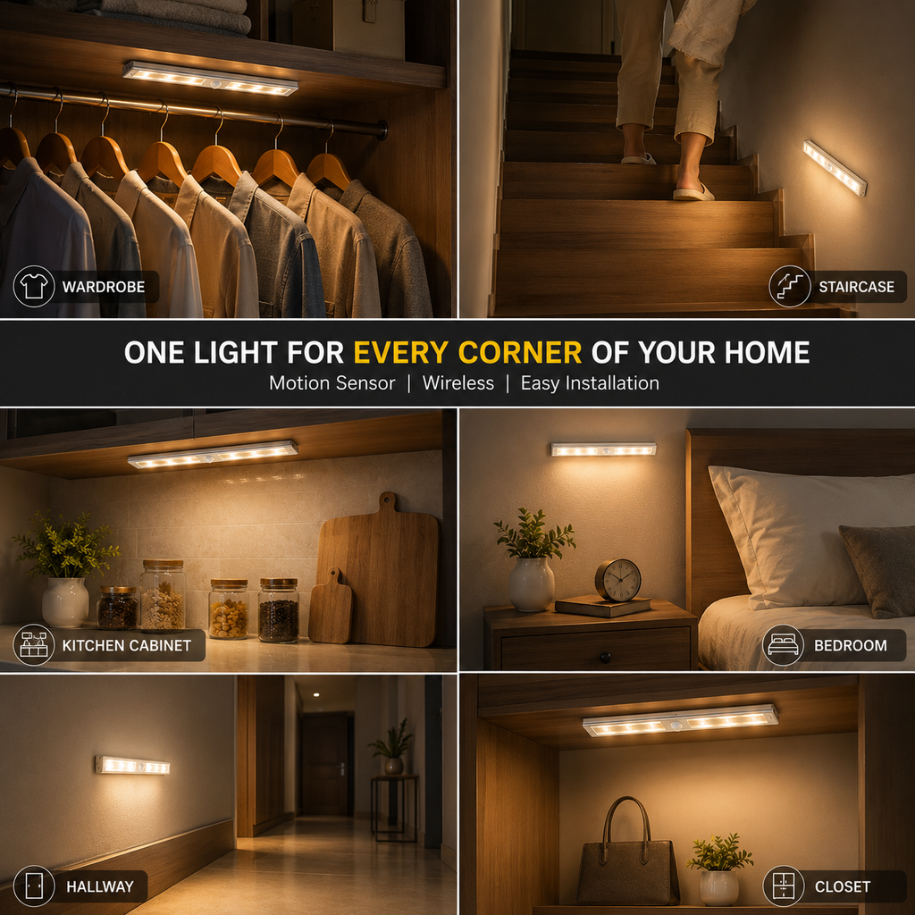 Motion Sensor Cabinet Light